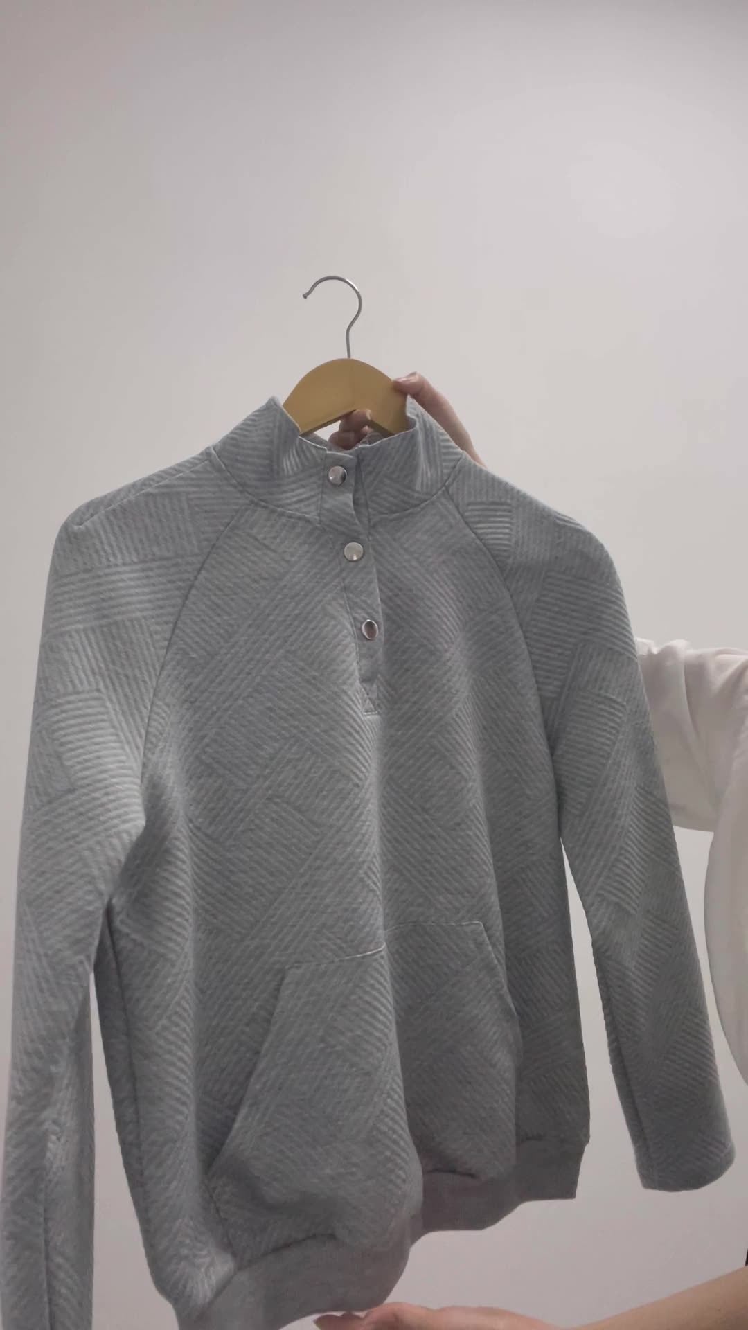 Textured Oversized Hoodie