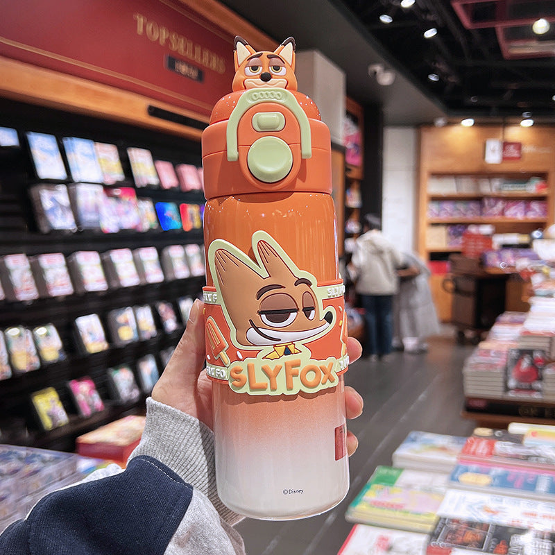 Kids Water Bottle for School,Disney Animation Stainless Steel Vacuum Insulated cup, Gifts for Boys and Girls