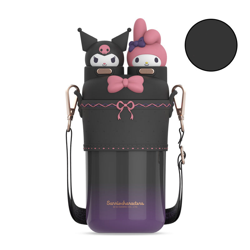 Aikos Lolita double drink thermos stainless steel children's thermos