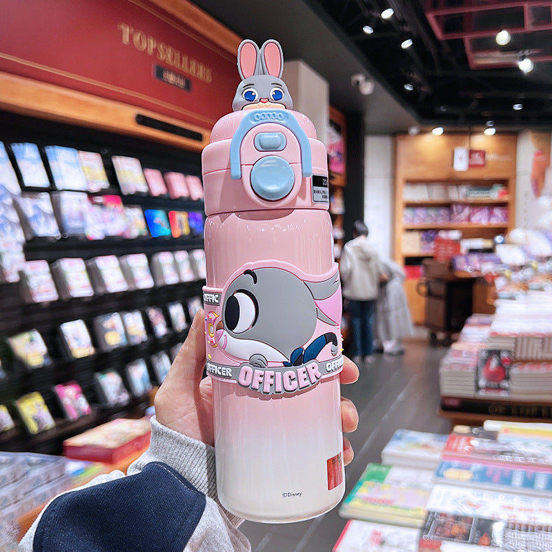 Kids Water Bottle for School,Disney Animation Stainless Steel Vacuum Insulated cup, Gifts for Boys and Girls