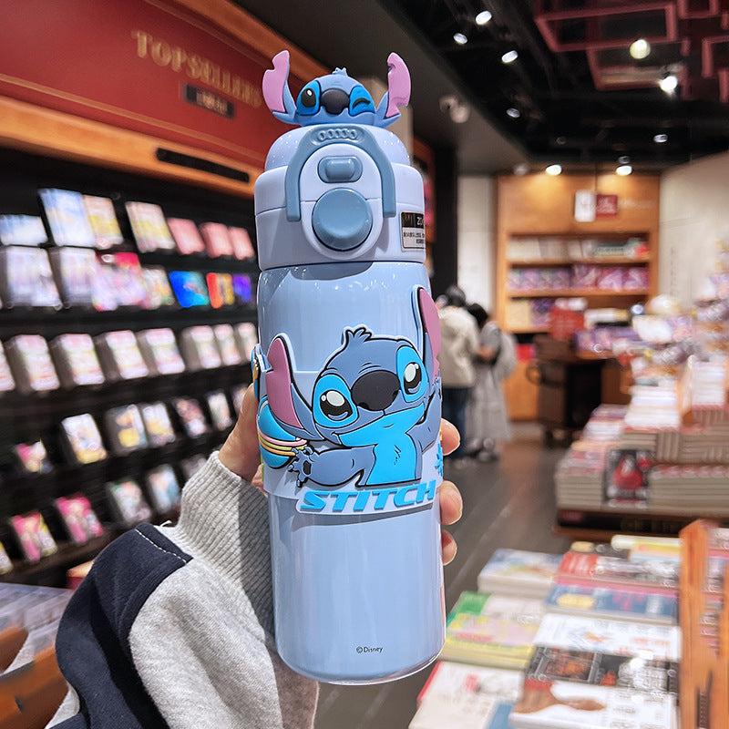 Kids Water Bottle for School,Disney Animation Stainless Steel Vacuum Insulated cup, Gifts for Boys and Girls