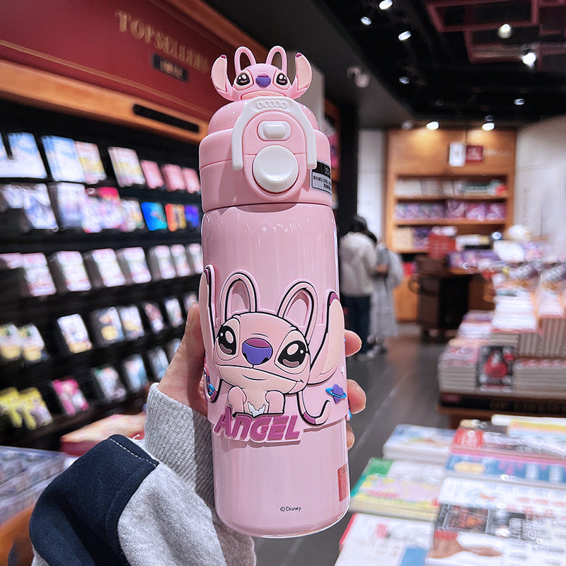 Kids Water Bottle for School,Disney Animation Stainless Steel Vacuum Insulated cup, Gifts for Boys and Girls
