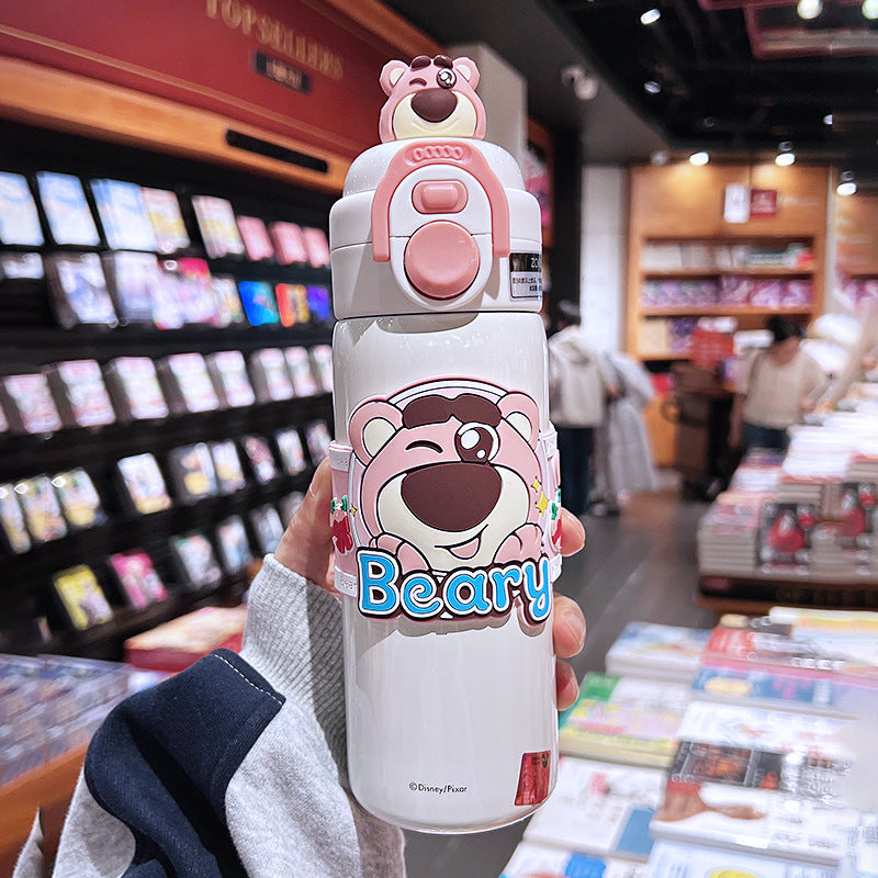 Kids Water Bottle for School,Disney Animation Stainless Steel Vacuum Insulated cup, Gifts for Boys and Girls