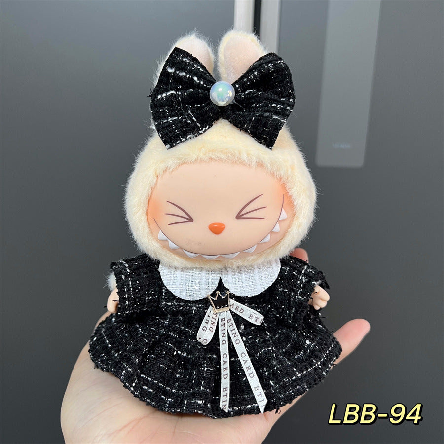 17cm Doll Clothes Set & Outfit Set for 17cm Dolls - Premium Fashion Dresses with Accessories, Just Clothes