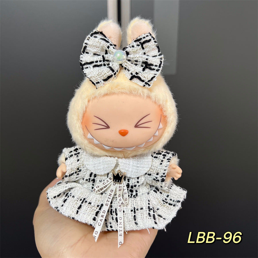17cm Doll Clothes Set & Outfit Set for 17cm Dolls - Premium Fashion Dresses with Accessories, Just Clothes