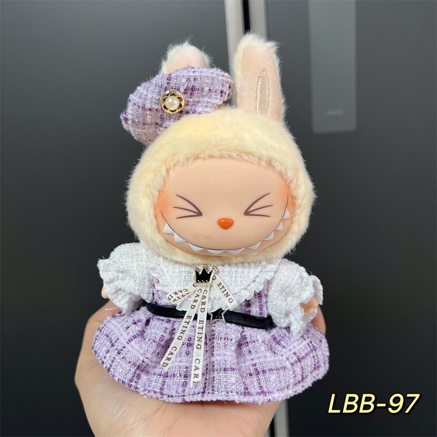 17cm Doll Clothes Set & Outfit Set for 17cm Dolls - Premium Fashion Dresses with Accessories, Just Clothes