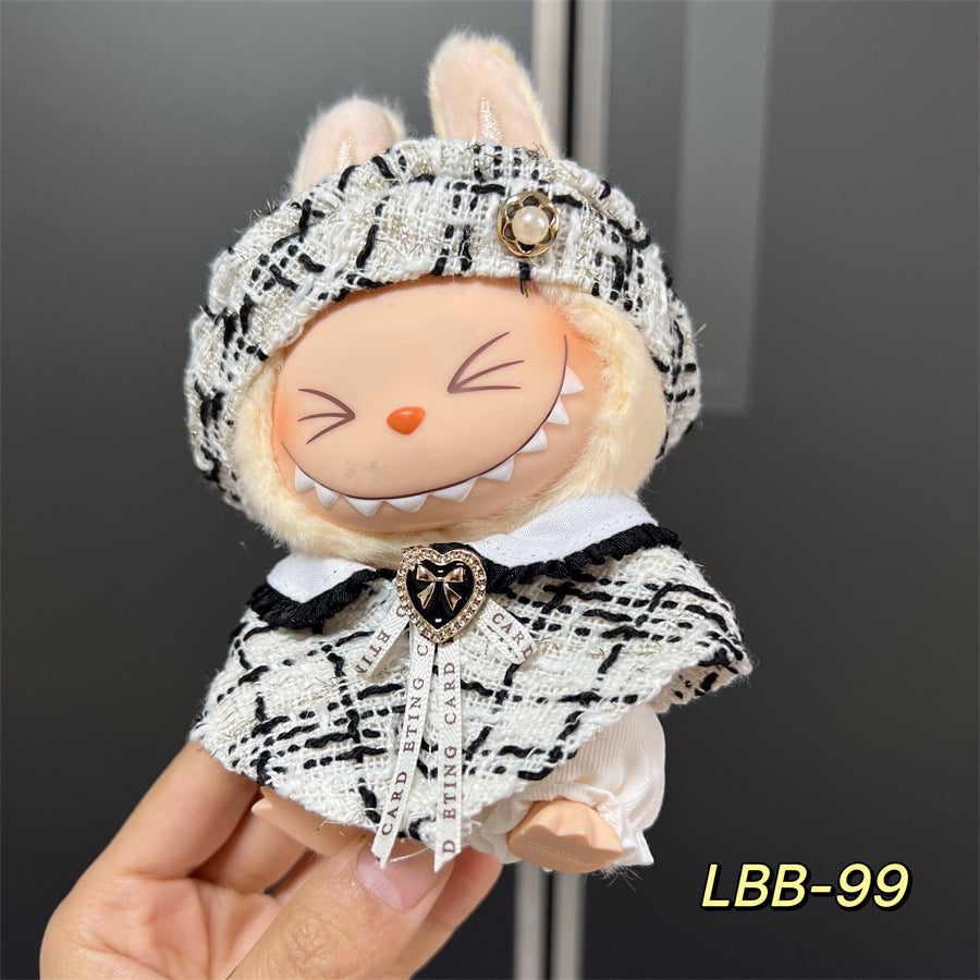 17cm Doll Clothes Set & Outfit Set for 17cm Dolls - Premium Fashion Dresses with Accessories, Just Clothes
