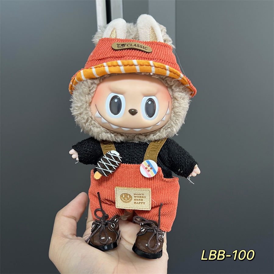 17cm Doll Clothes Set & Outfit Set for 17cm Dolls - Premium Fashion Dresses with Accessories, Just Clothes