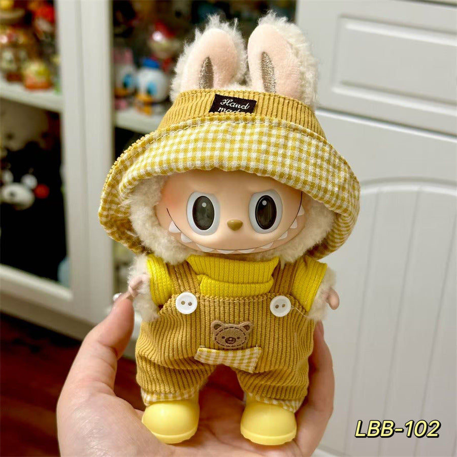 17cm Doll Clothes Set & Outfit Set for 17cm Dolls - Premium Fashion Dresses with Accessories, Just Clothes