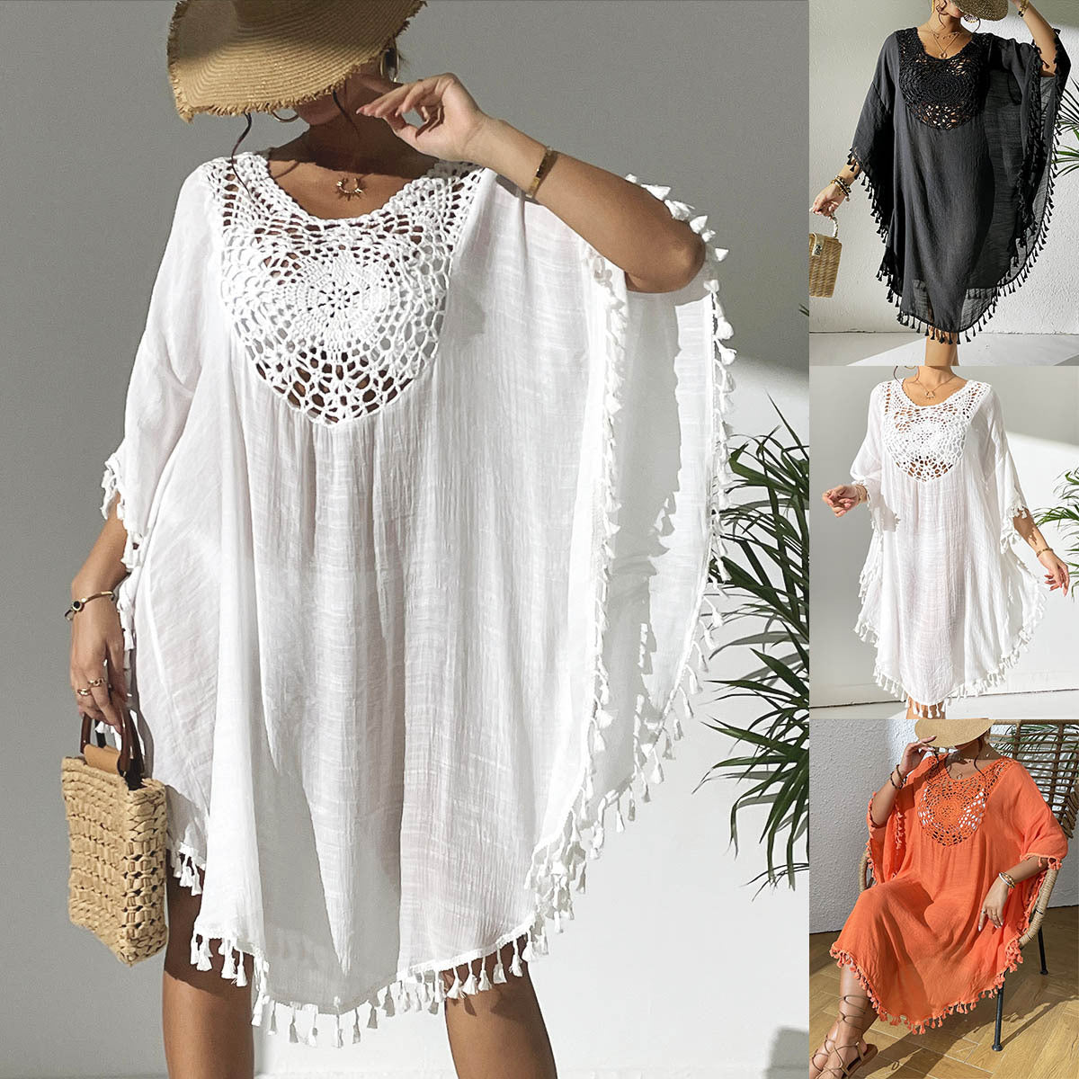 Hook-and-loop Swimsuit Bikini Outerwear