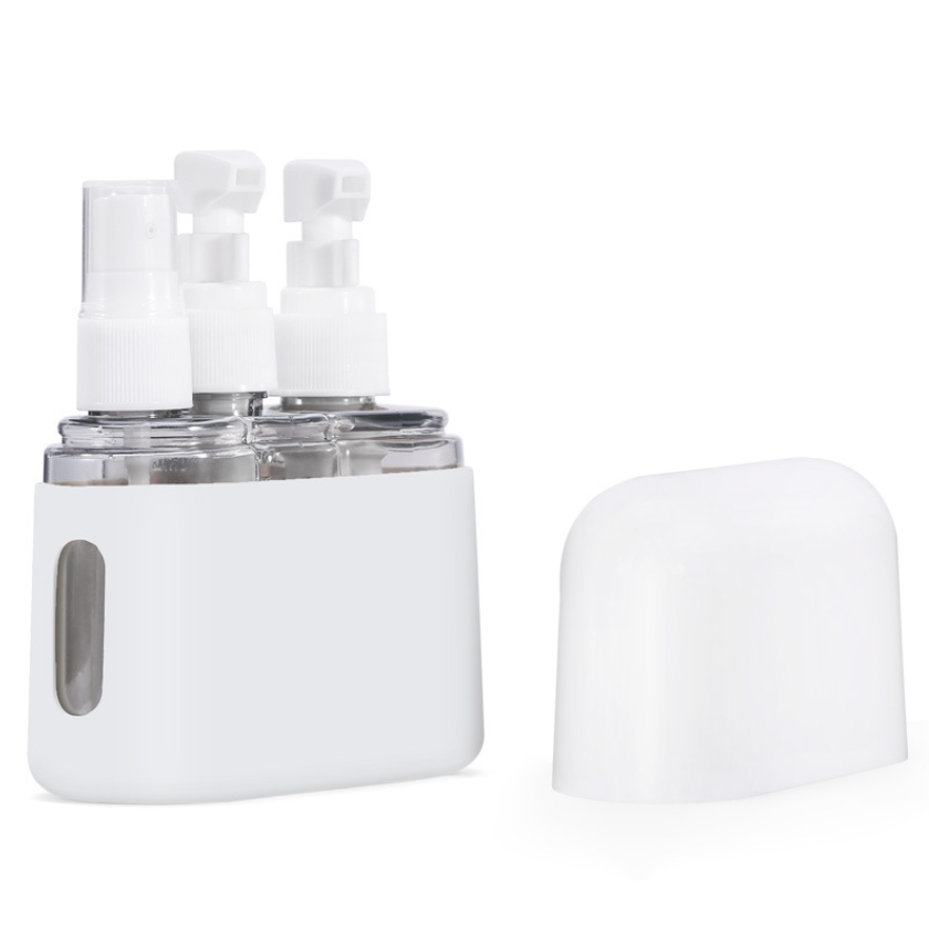 Mini Shampoo Dispenser Portable Travel Bottle Set