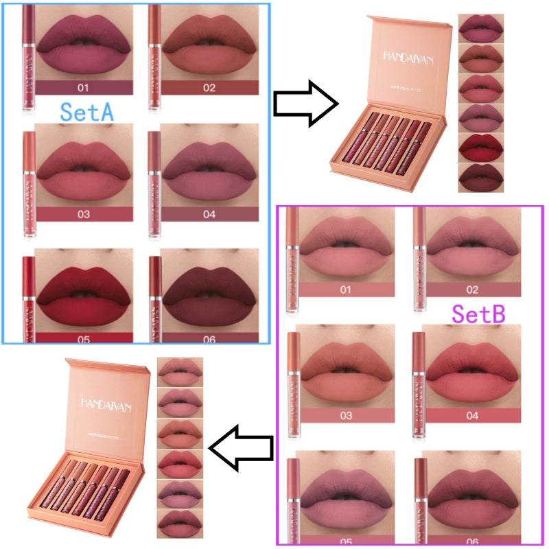Matte Liquid Long-Lasting Wear Non-Stick Cup Lipstick