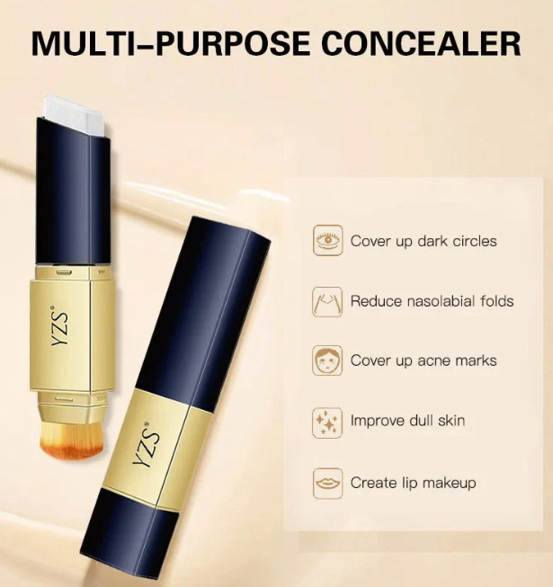 【Buy 1 Get 1 Free】Double-Sided Concealer With Brush