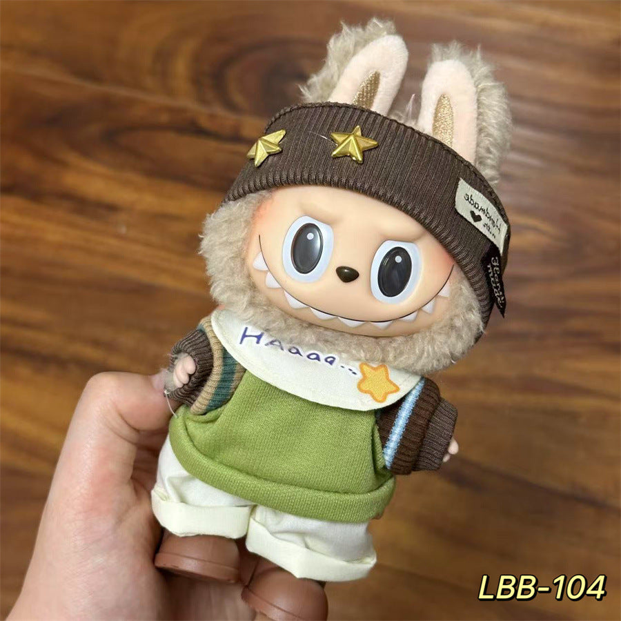 17cm Doll Clothes Set & Outfit Set for 17cm Dolls - Premium Fashion Dresses with Accessories, Just Clothes