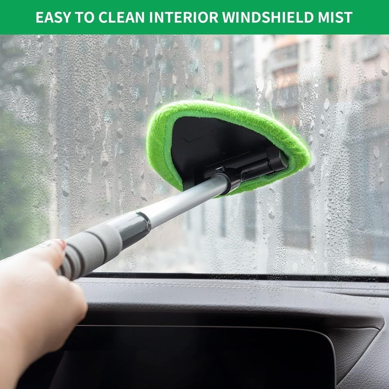 Car Windshield Cleaning Tool with Extendable Handle