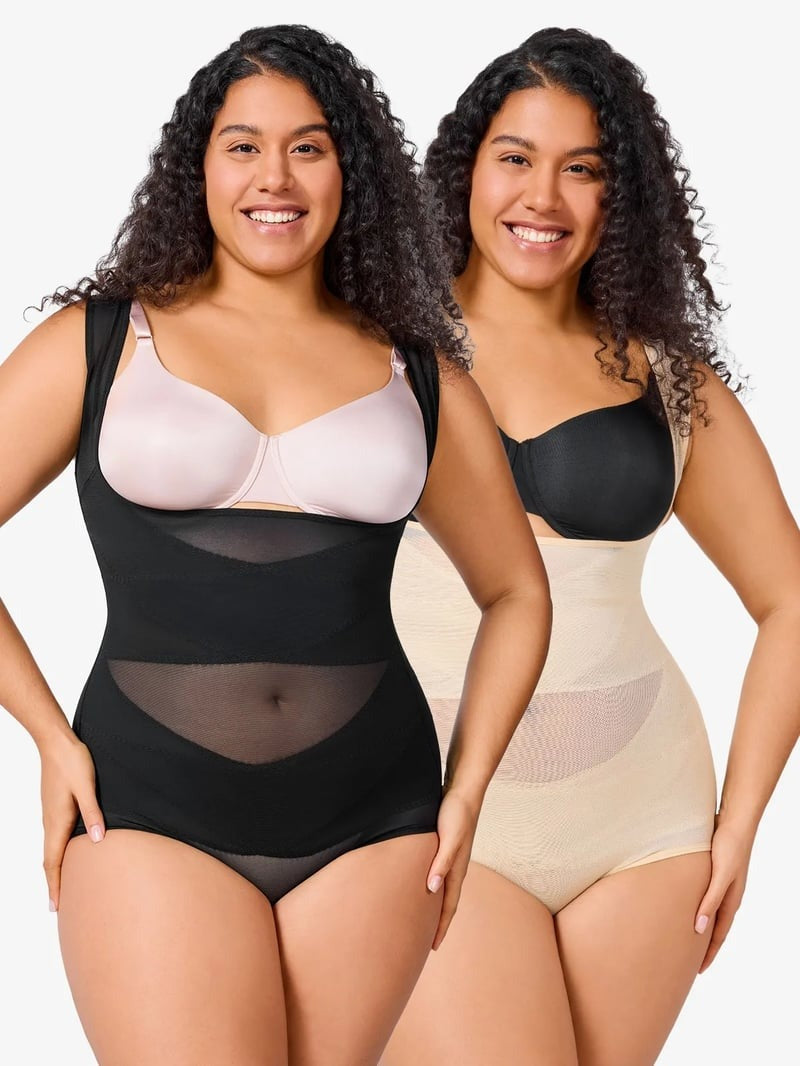 🏆LAST DAY - High-Waist Shapewear Bodysuit – Sculpt Your Dream Curves ✨