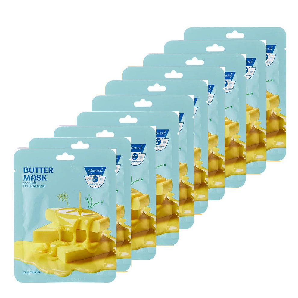 10PCS Fun Facial Mask Anti-drying and Moisturizing