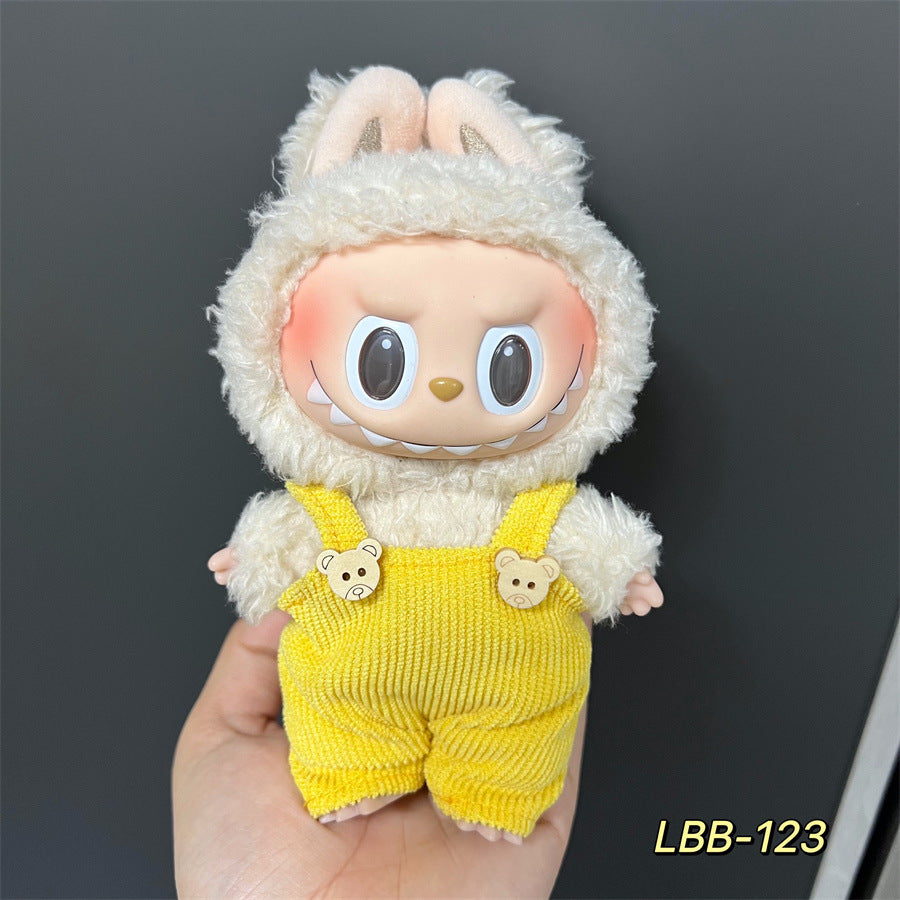 17cm Doll Clothes Set & Outfit Set for 17cm Dolls - Premium Fashion Dresses with Accessories, Just Clothes