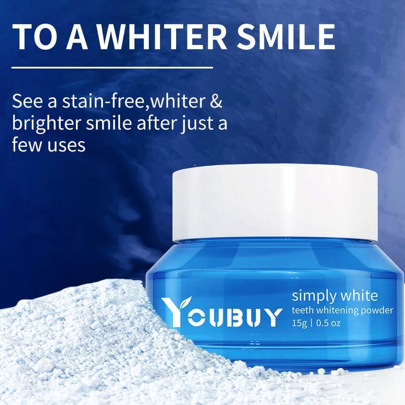Teeth Whitening Powder | Instant Whitening and Stain Removal