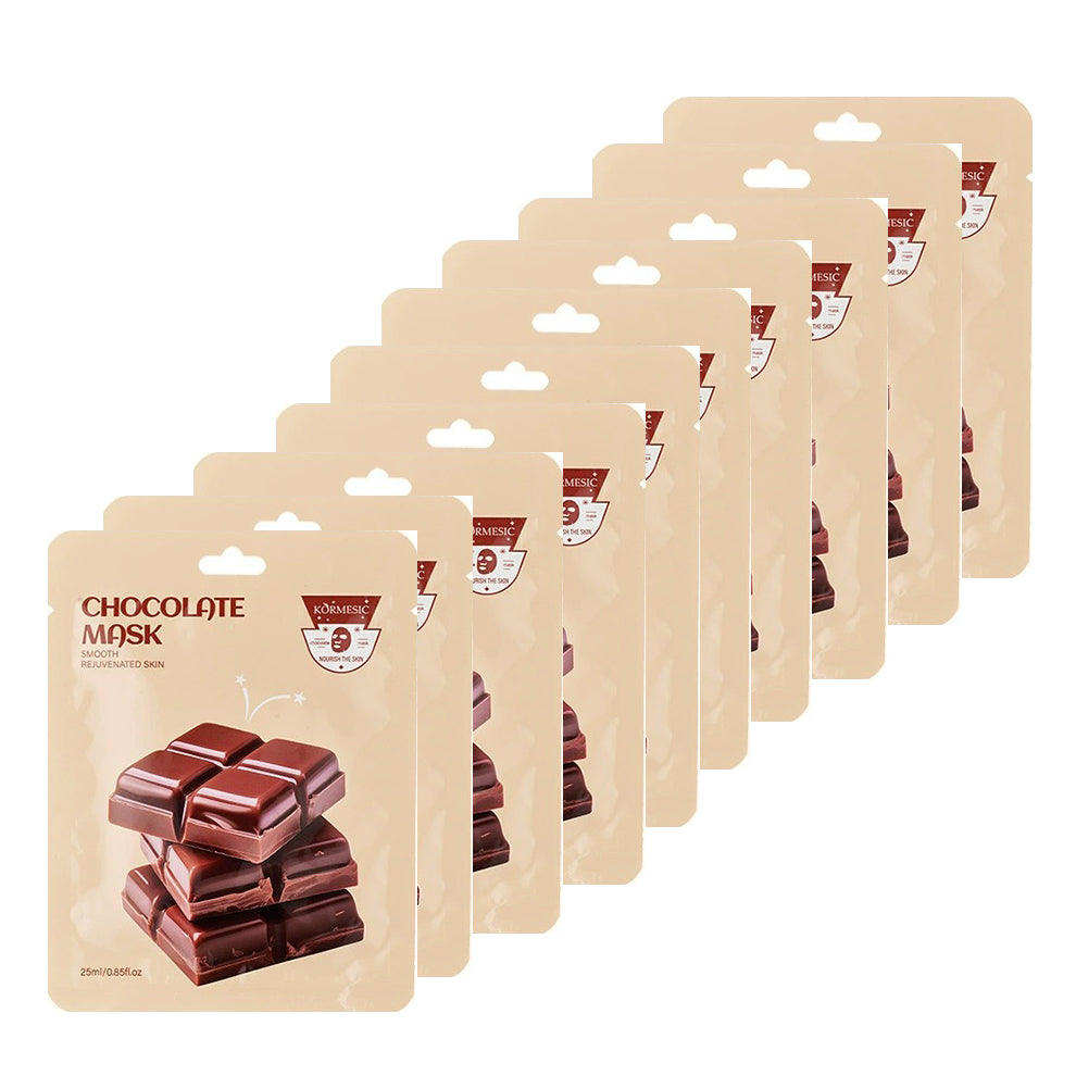 10PCS Fun Facial Mask Anti-drying and Moisturizing