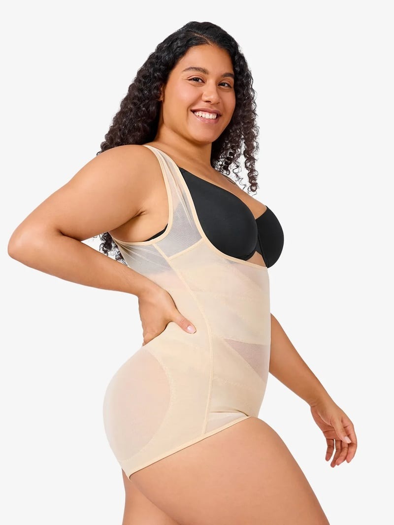🏆LAST DAY - High-Waist Shapewear Bodysuit – Sculpt Your Dream Curves ✨