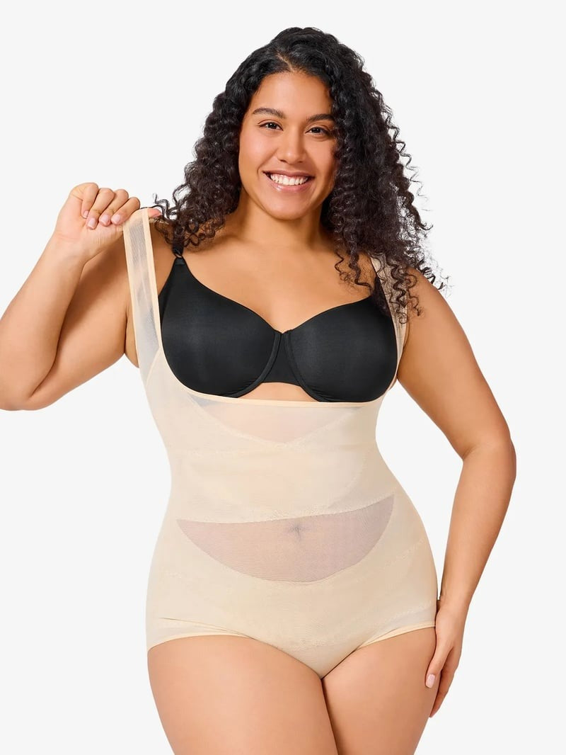 🏆LAST DAY - High-Waist Shapewear Bodysuit – Sculpt Your Dream Curves ✨