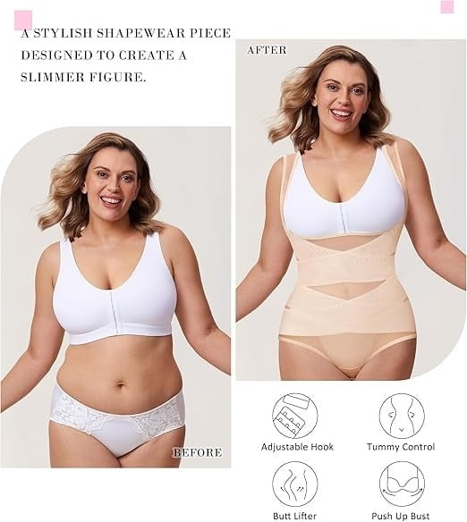 🏆LAST DAY - High-Waist Shapewear Bodysuit – Sculpt Your Dream Curves ✨