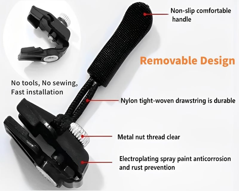 🔥Last Day Promotion 49% OFF🎁Removable Universal Zipper Repairer(BUY 2 GET 8 FREE & EACH ONLY £0.89)