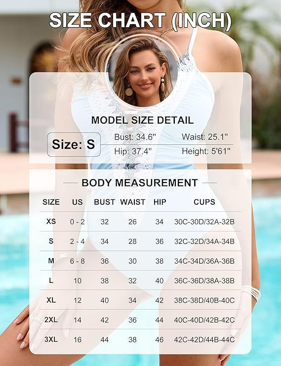 Women's Sexy One-piece Pleated Tummy-control Low-cut Contrast Color Swimsuit
