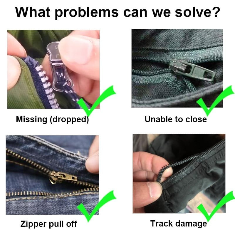 🔥Last Day Promotion 49% OFF🎁Removable Universal Zipper Repairer(BUY 2 GET 8 FREE & EACH ONLY £0.89)