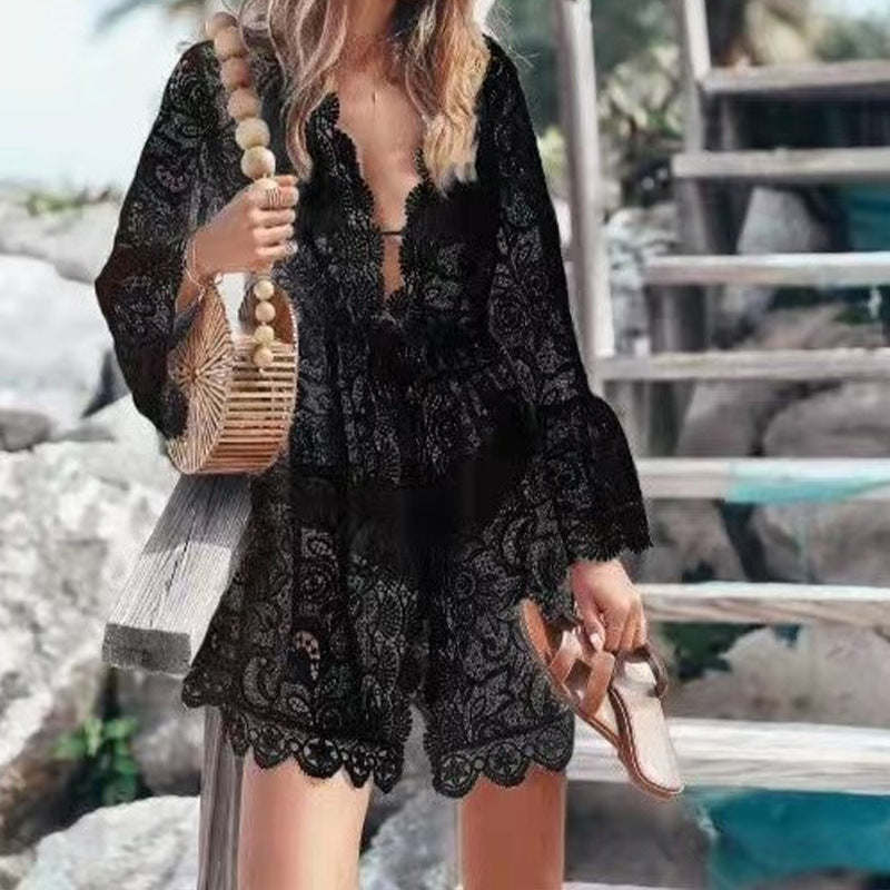 Lace Beach Dress Cover Up