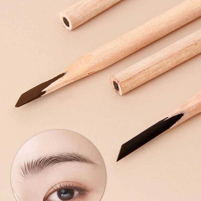 Waterproof Wooden Eyebrow Pencil (6PCS)