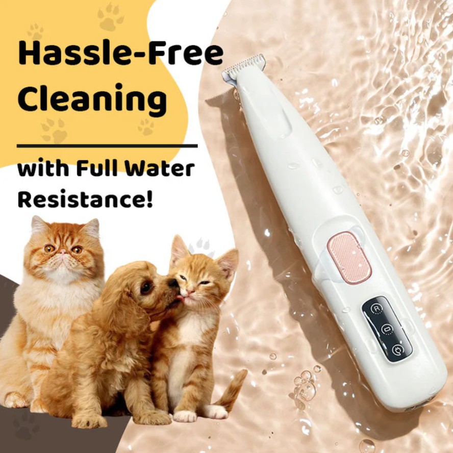 ⏰ Limited-time offer today only! 💥⏳Waterproof Rechargeable Pet Shaver with LED Light