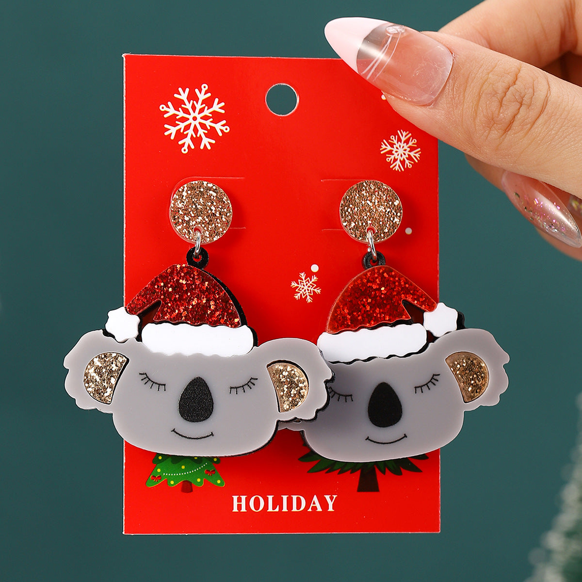 Christmas pendant earrings series