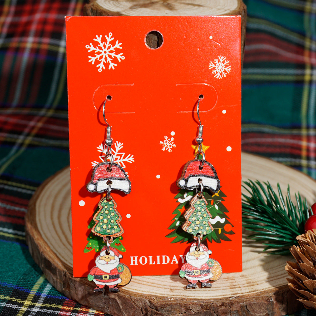 Christmas pendant earrings series