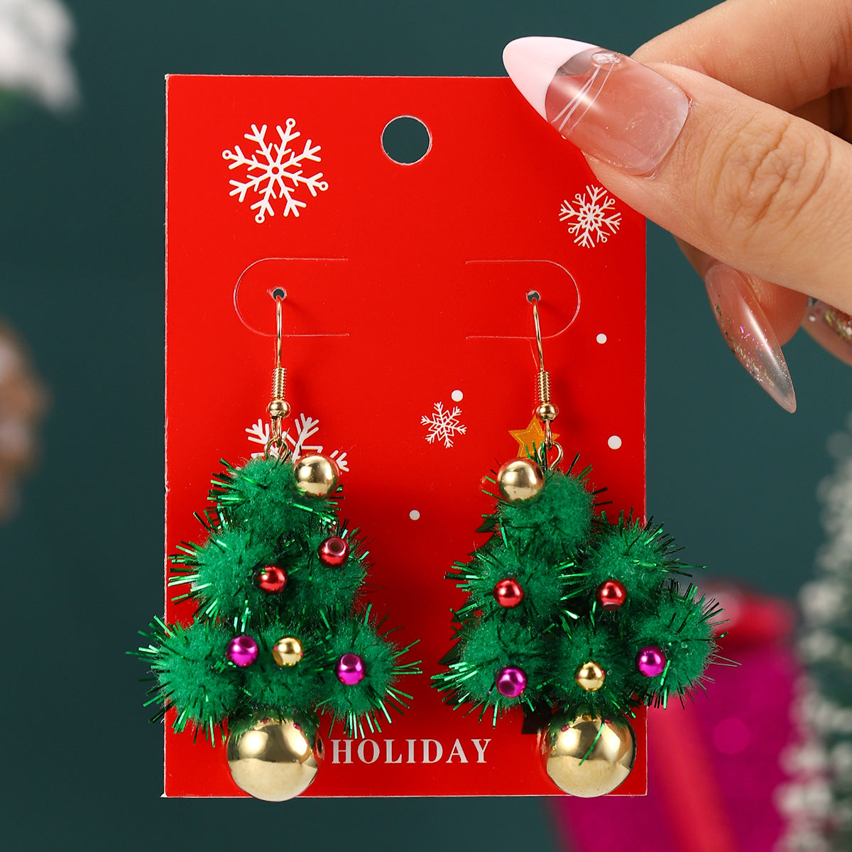 Christmas pendant earrings series