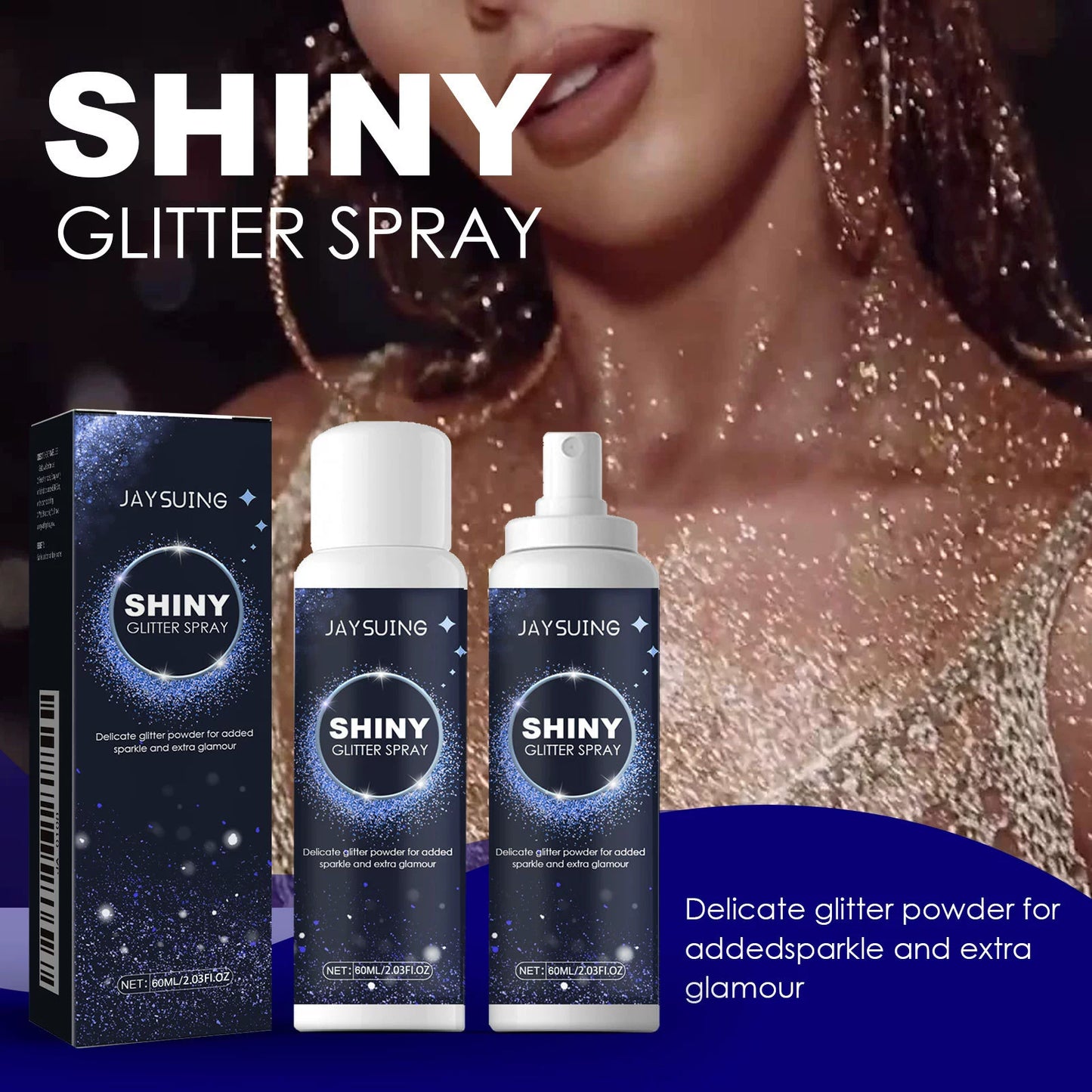 Hair glitter spray