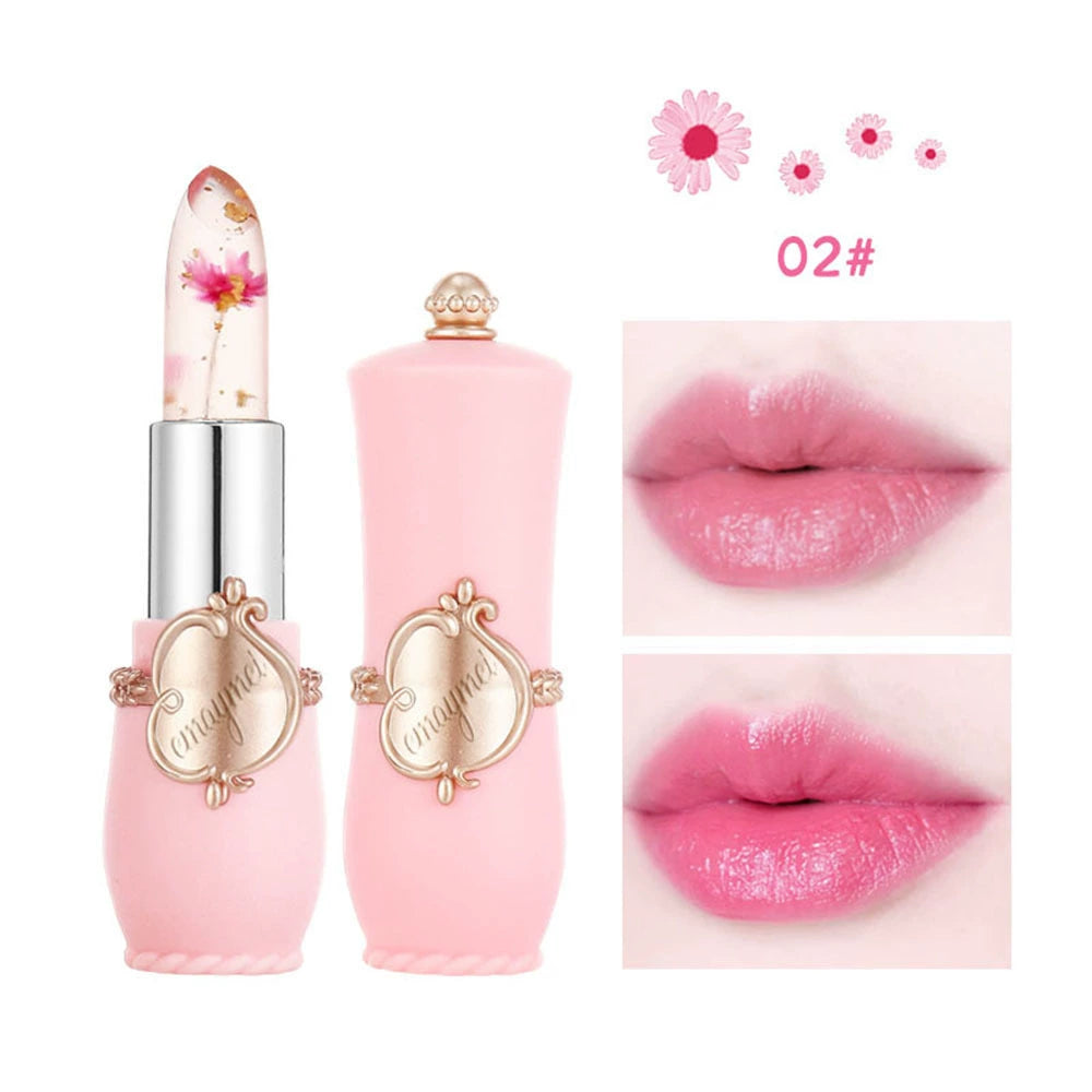 Hot Sale🎁Crystal Jelly Flower Color Changing Lipstick✨