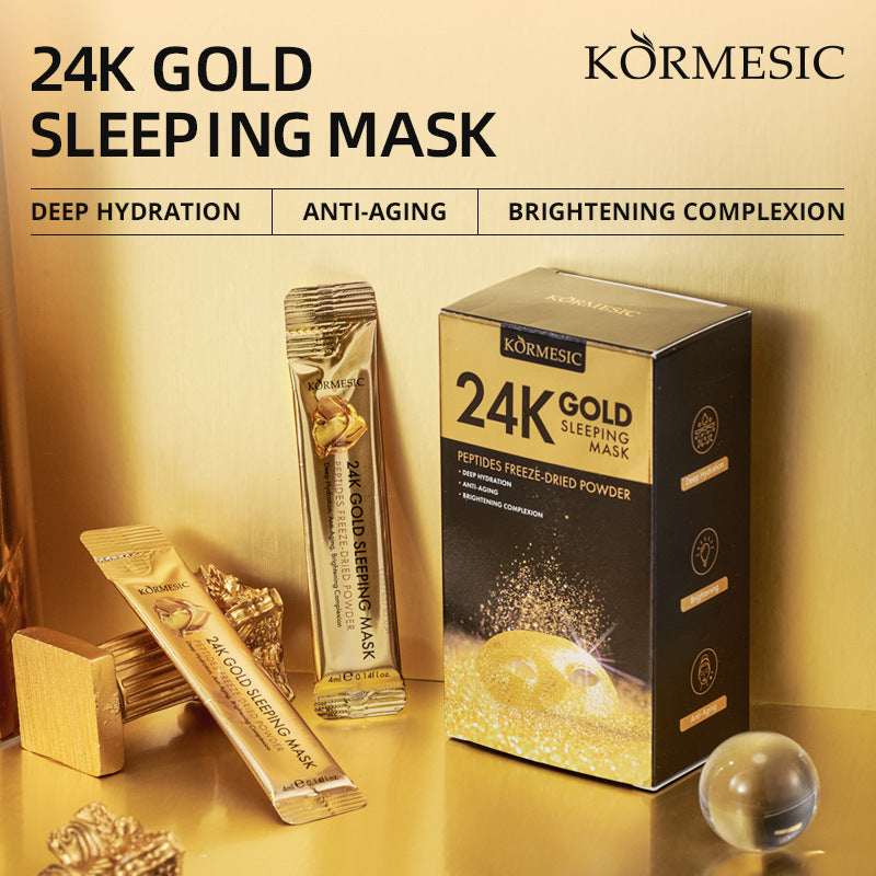 24K Gold Goodnight Sleep Facial Mask(20 pcs/1 Box)