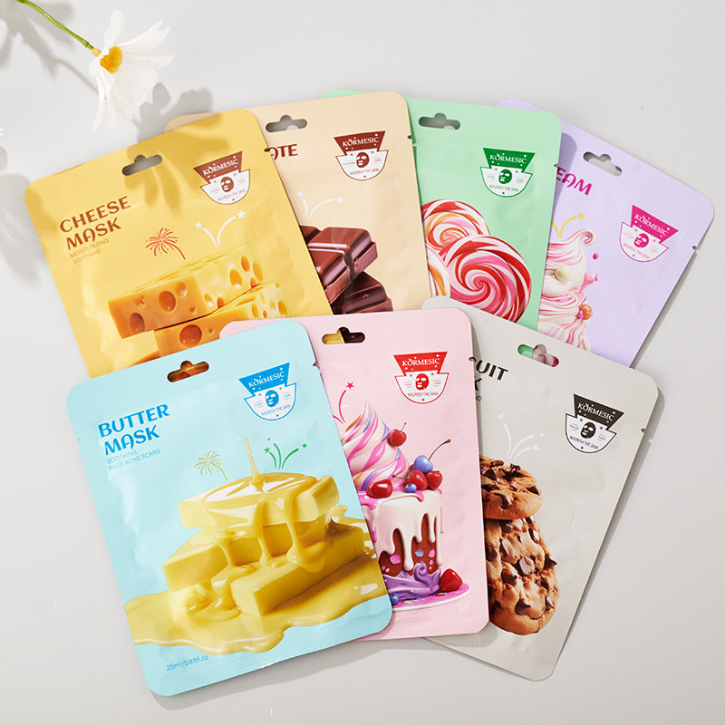 10PCS Fun Facial Mask Anti-drying and Moisturizing