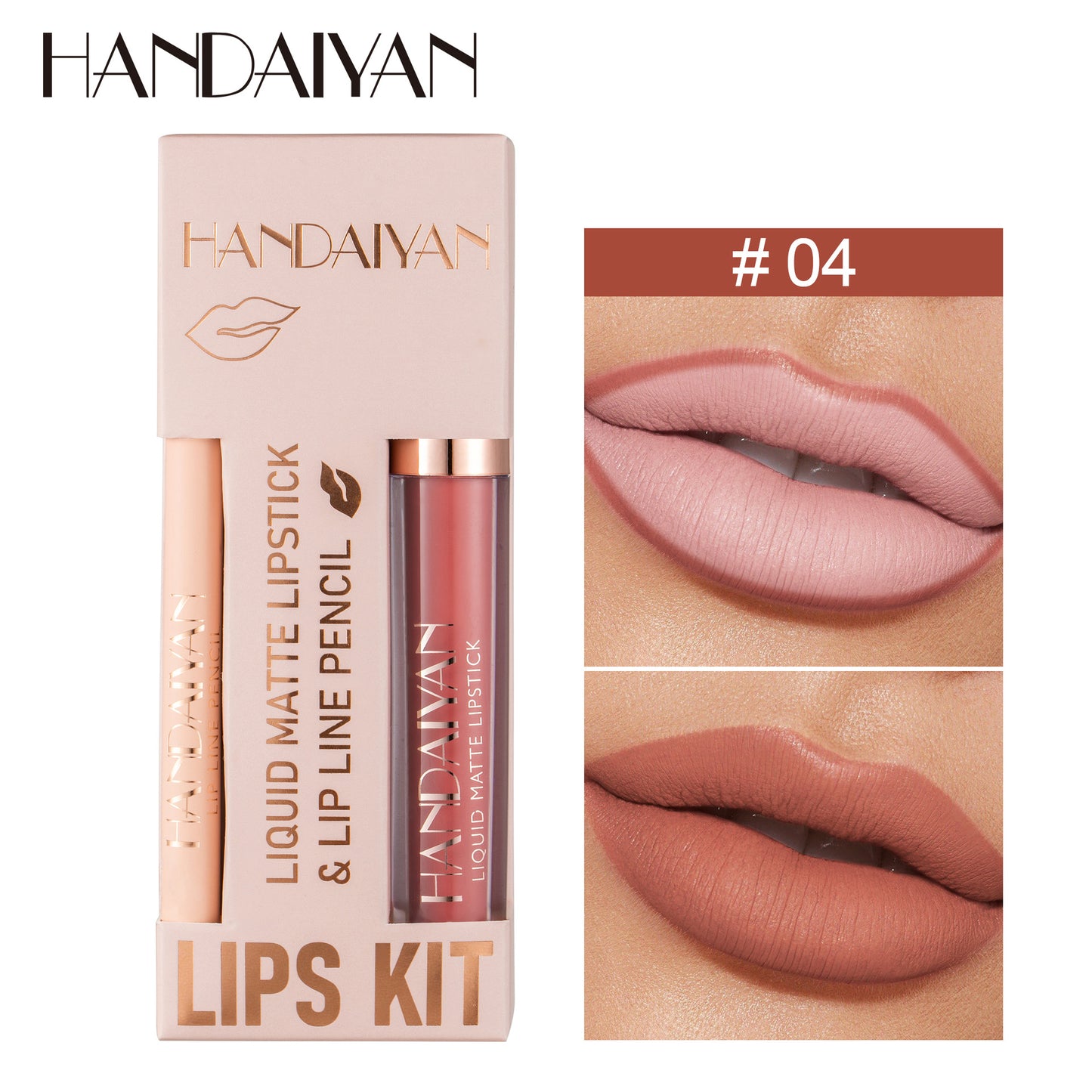 Non-stick Cup Velvety Lipstick Makeup Kit