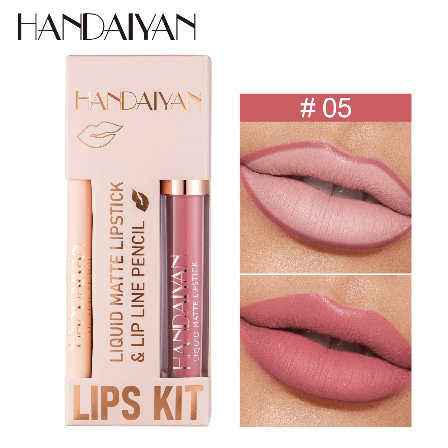 Non-stick Cup Velvety Lipstick Makeup Kit
