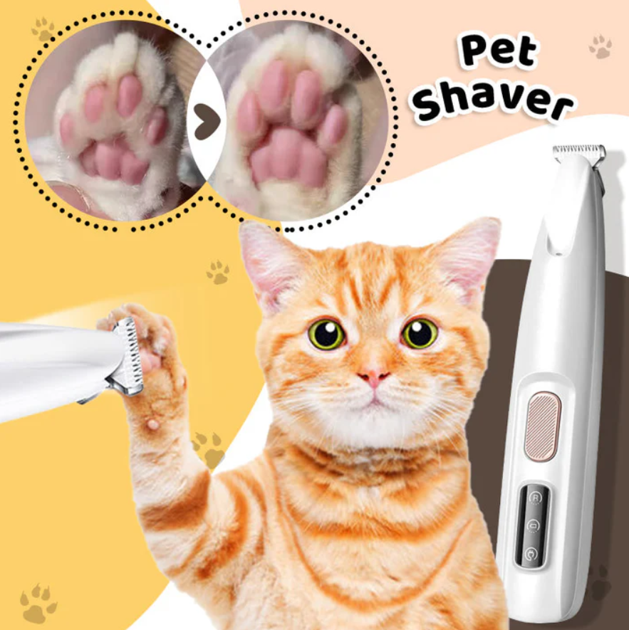 ⏰ Limited-time offer today only! 💥⏳Waterproof Rechargeable Pet Shaver with LED Light