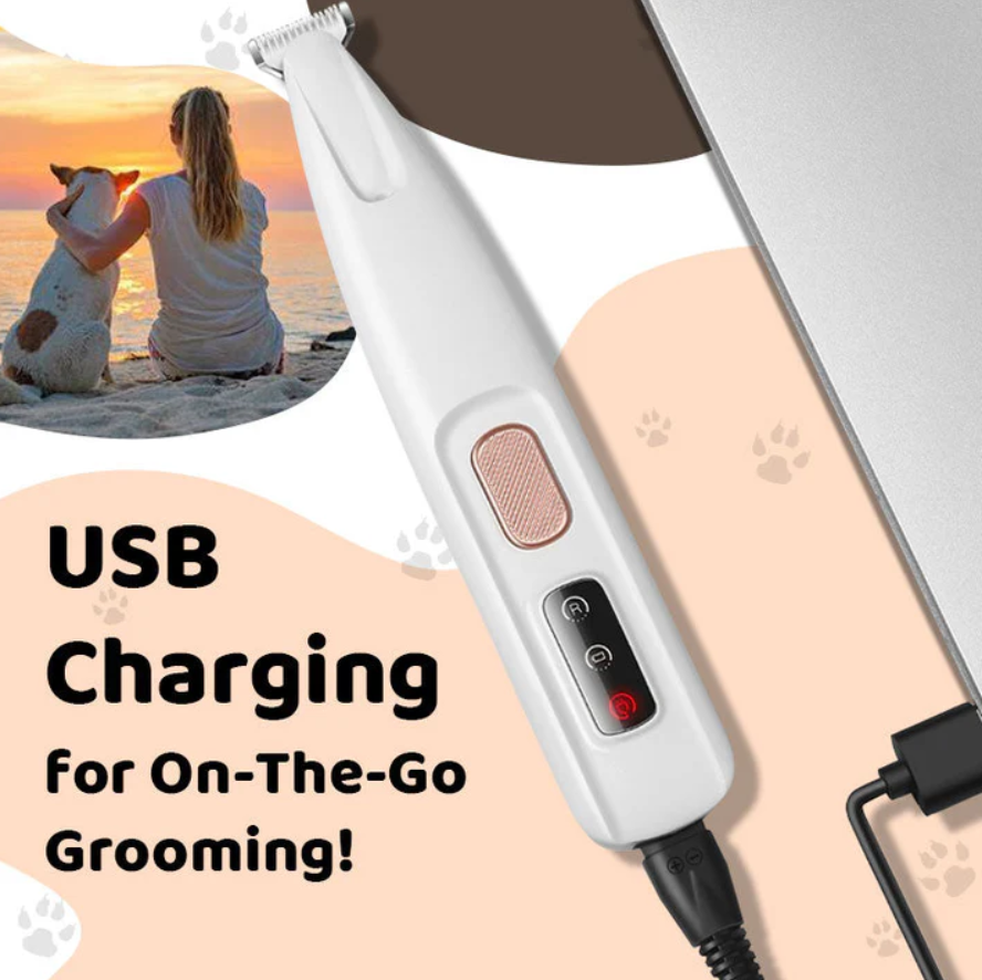 ⏰ Limited-time offer today only! 💥⏳Waterproof Rechargeable Pet Shaver with LED Light