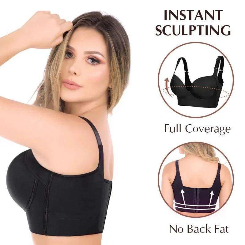 Full-Back Coverage Bra (2PCS)