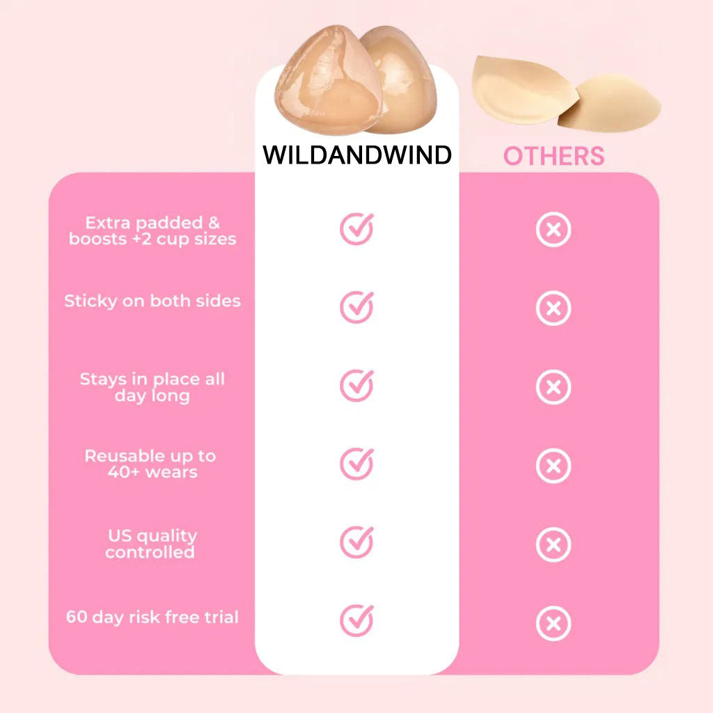 【BUY 1 GET 1 FREE】Instant Boost Sticky Inserts With 20 FREE Nipple Covers