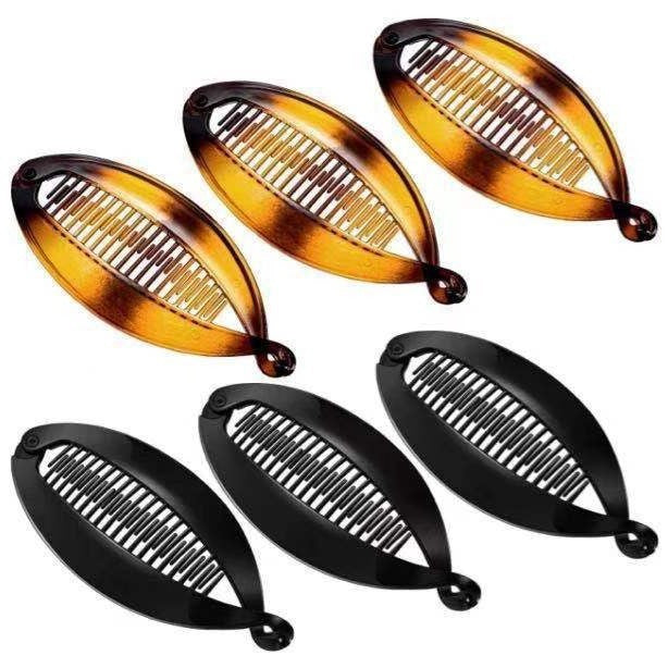 4pcs Vintage Fishtail Hair Clips Set