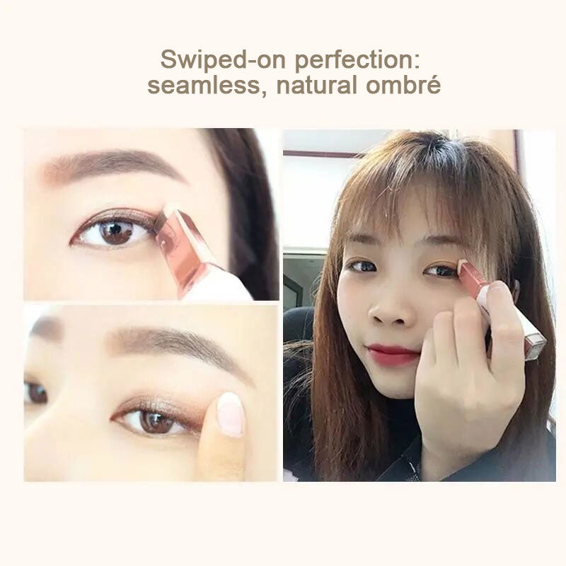 6 Colors Glitter Double Colors Eye Shadow Stick Gradient Eye Makeup