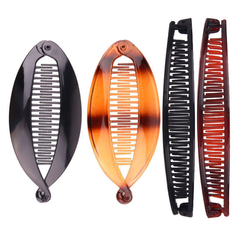 4pcs Vintage Fishtail Hair Clips Set