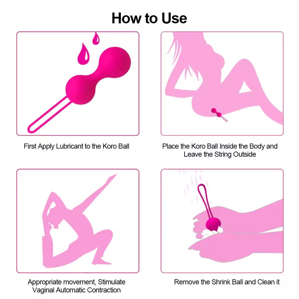 Women Silicone Tightening Exerciser Kegel Ball